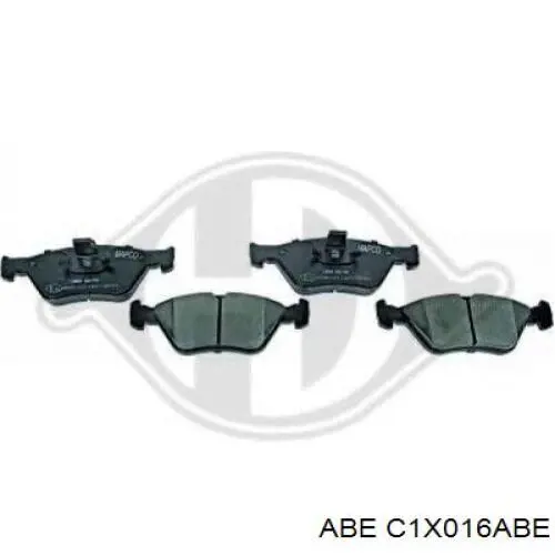 Передні тормозні колодки C1X016ABE ABE
