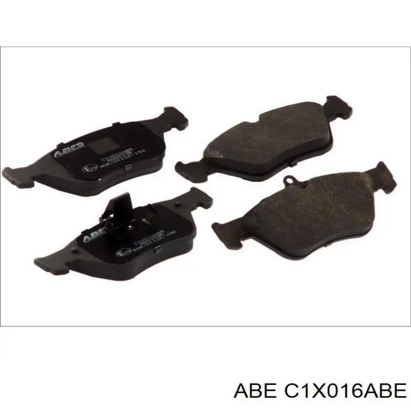C1X016ABE ABE колодки гальмівні передні, дискові