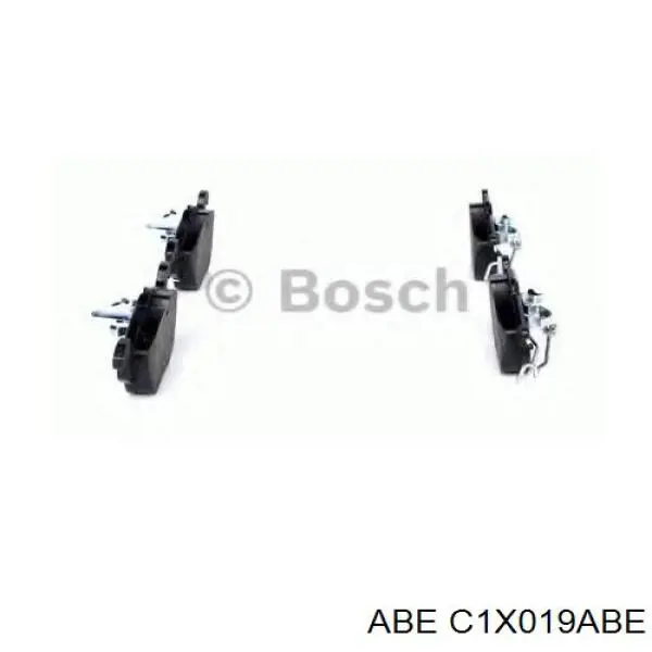 Гальмівні колодки ABE C1X019ABE ціна, від 17.57 USD