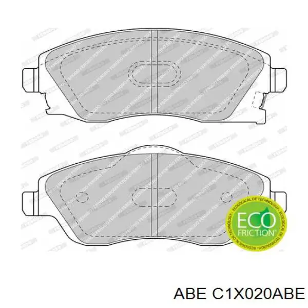 Гальмівні колодки ABE C1X020ABE ціна, від 17.73 USD