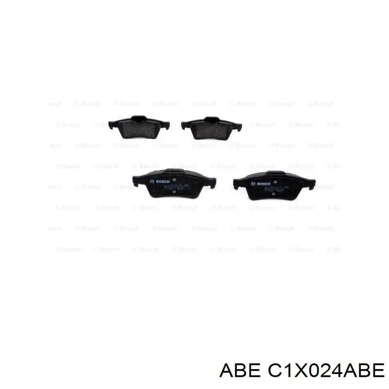Гальмівні колодки ABE C1X024ABE ціна, від 22.46 USD