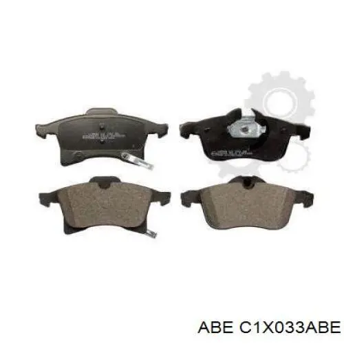 Гальмівні колодки ABE C1X033ABE ціна, від 20.50 USD