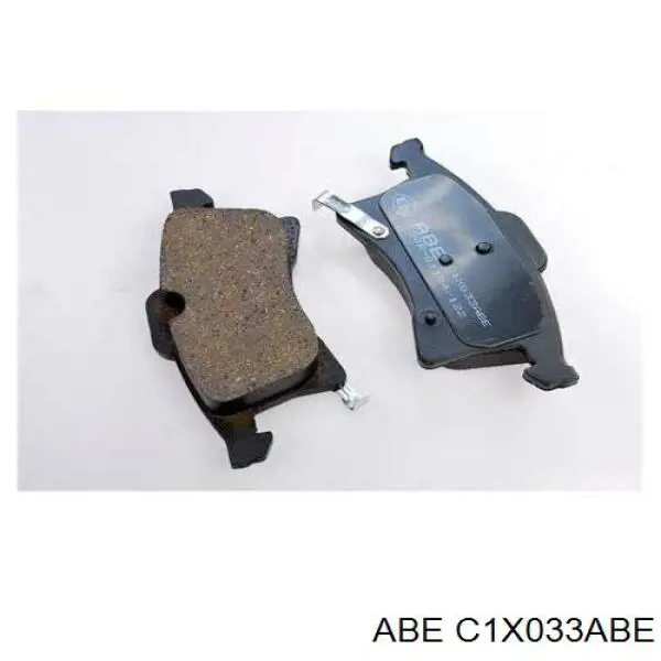 C1X033ABE ABE колодки гальмівні передні, дискові