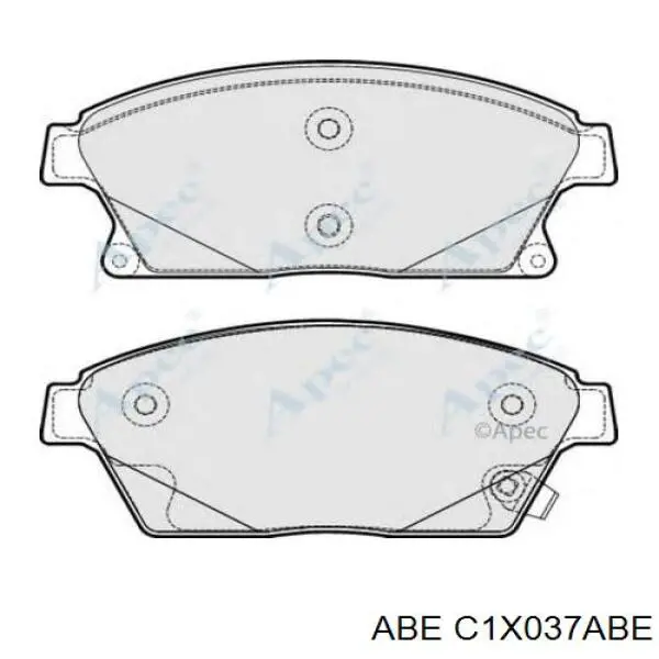 Купити C1X037ABE ABE Колодки гальмівні передні, дискові