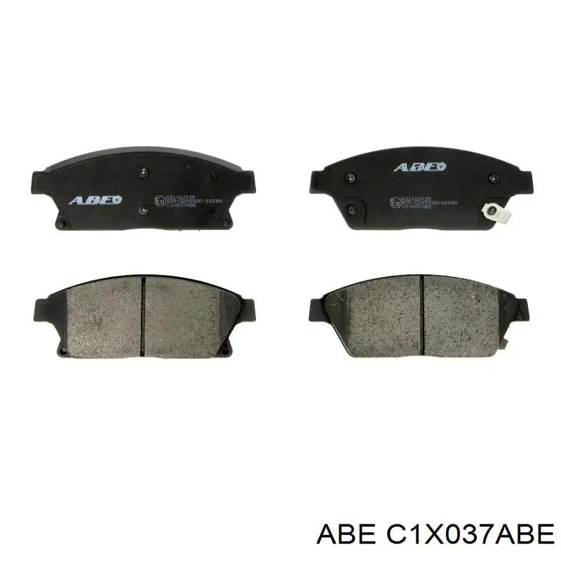 C1X037ABE ABE колодки гальмівні передні, дискові