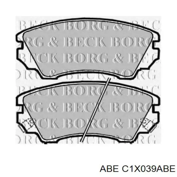 Тормозні колодки ABE C1X039ABE