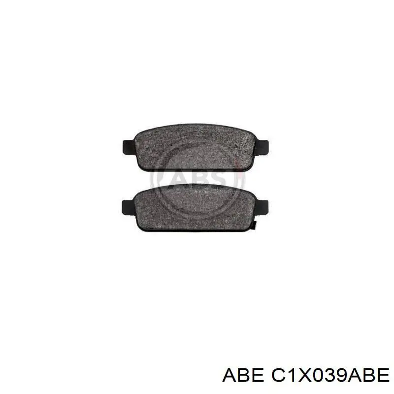 Гальмівні колодки ABE C1X039ABE ціна, від 21.64 USD