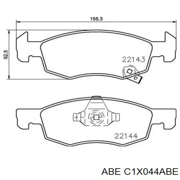 Тормозні колодки Denckermann B111419