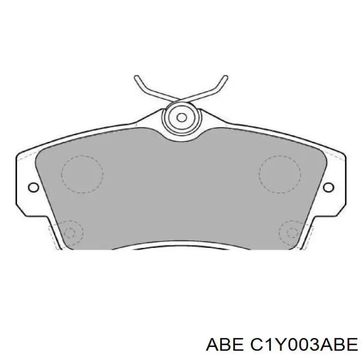 Гальмівні колодки ABE C1Y003ABE ціна, від 27.48 USD