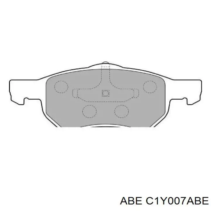 Передні тормозні колодки C1Y007ABE ABE