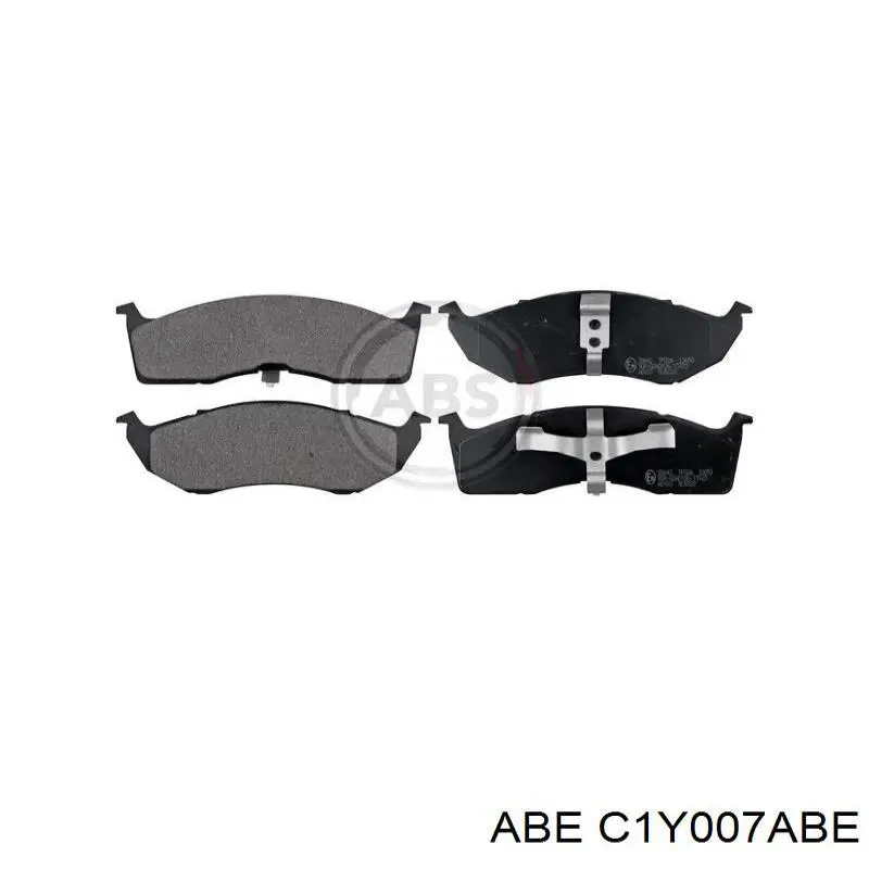Купити C1Y007ABE ABE Колодки гальмівні передні, дискові