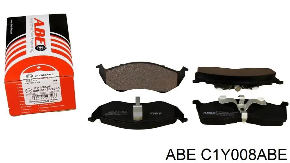 C1Y008ABE ABE колодки гальмівні передні, дискові