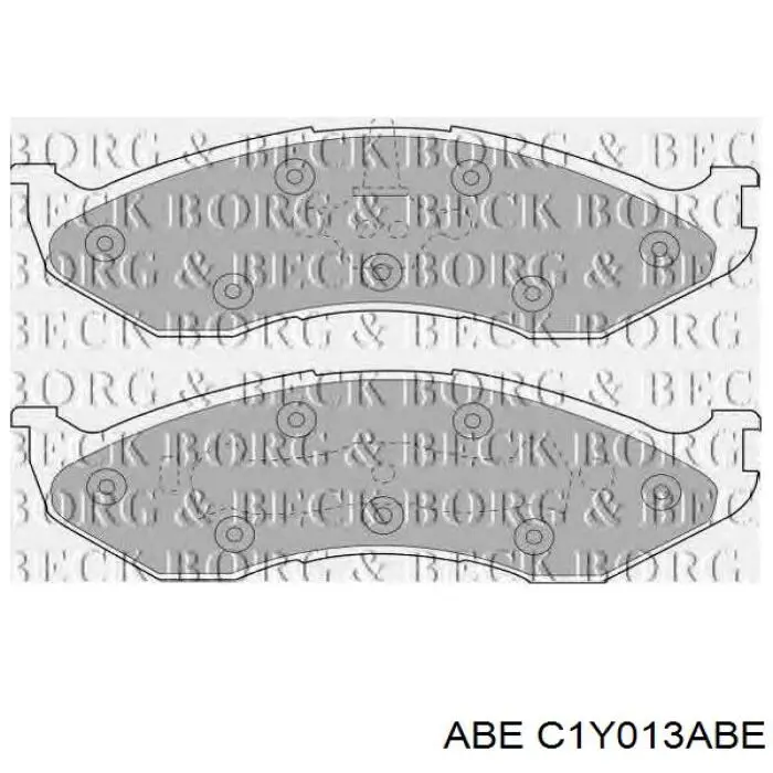 C1Y013ABE ABE колодки гальмівні передні, дискові