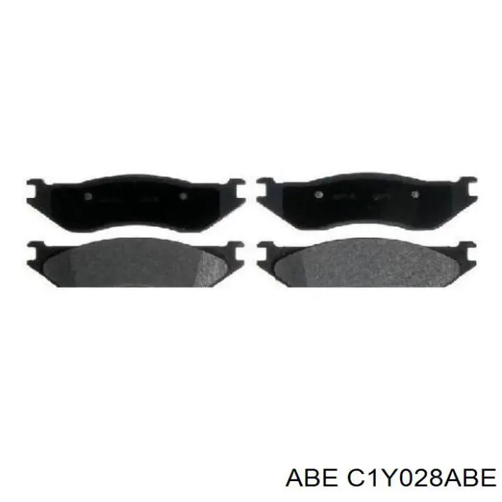 Гальмівні колодки ABE C1Y028ABE ціна, від 29.79 USD
