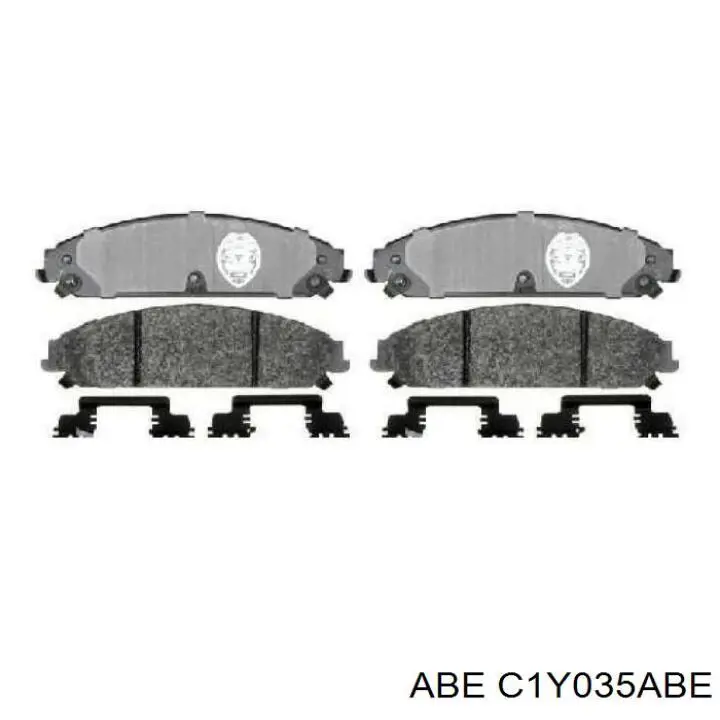 C1Y035ABE ABE Передні гальмівні колодки