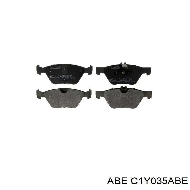 Передні тормозні колодки C1Y035ABE ABE