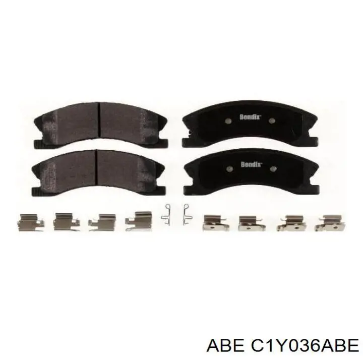 Купити C1Y036ABE ABE Колодки гальмівні передні, дискові
