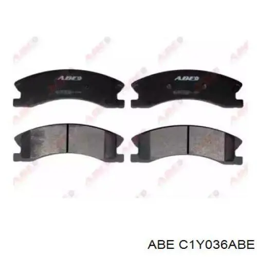 Передні тормозні колодки C1Y036ABE ABE