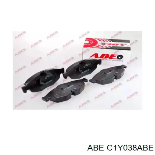 Передні тормозні колодки C1Y038ABE ABE