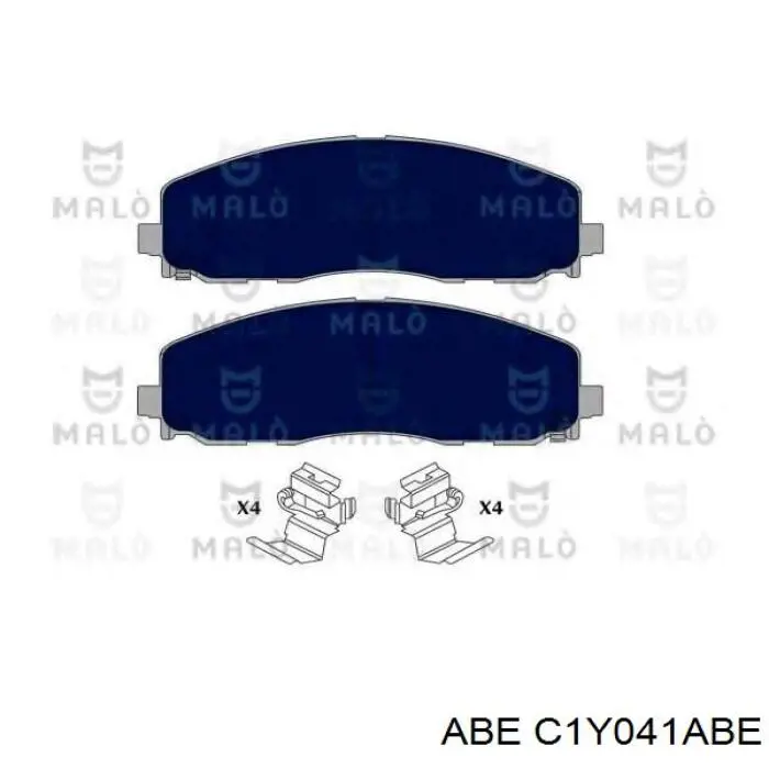 Гальмівні колодки ABE C1Y041ABE ціна, від 35.82 USD