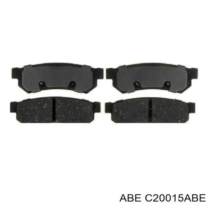 C20015ABE ABE Колодки гальмівні задні, дискові