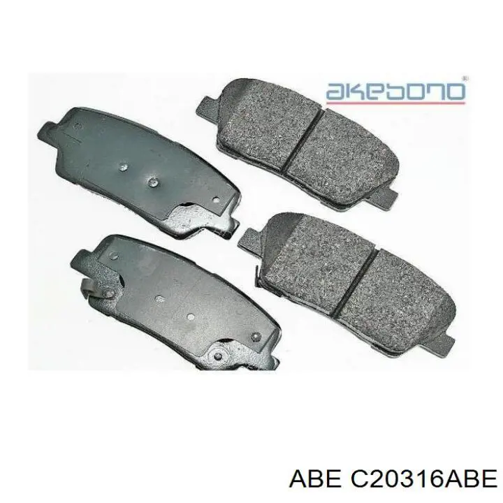 Купити C20316ABE ABE Задні колодки