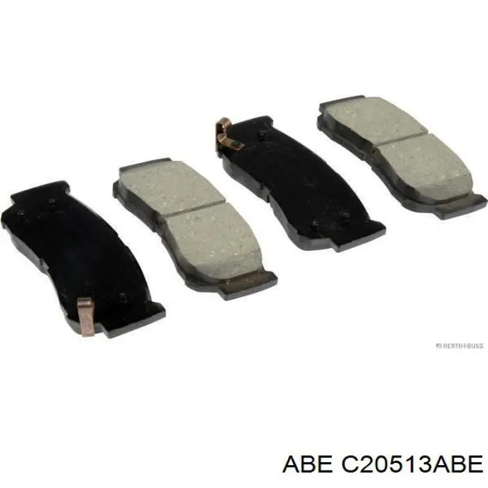 Колодки гальмові задні, дискові C20513ABE ABE