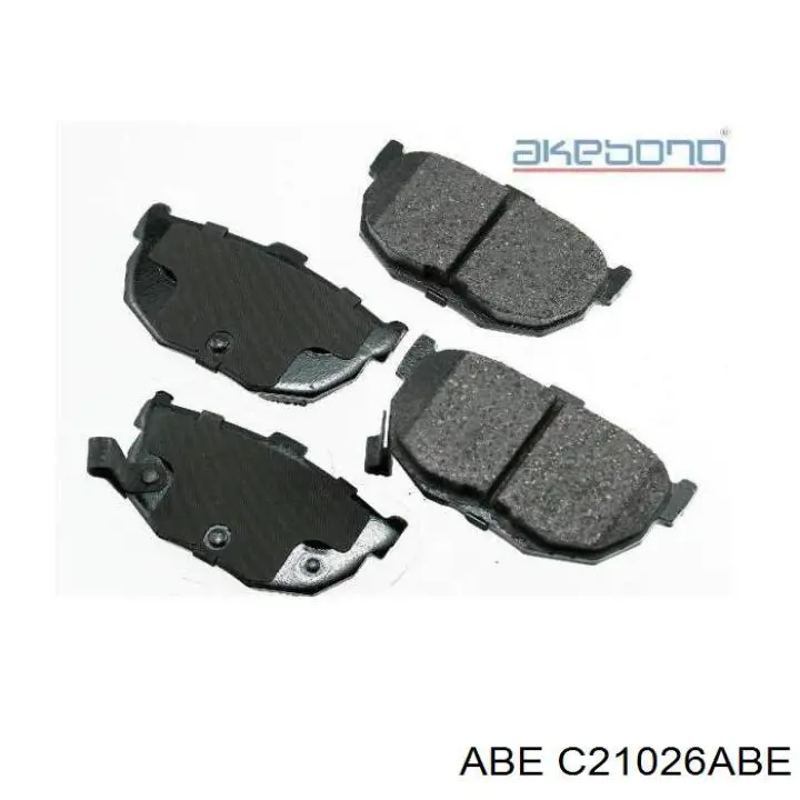 Задні гальмівні колодки ABE C21026ABE ціна, від 14.06 USD