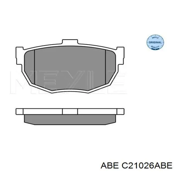 Задні гальмівні колодки ABE C21026ABE ціна, від 14.06 USD