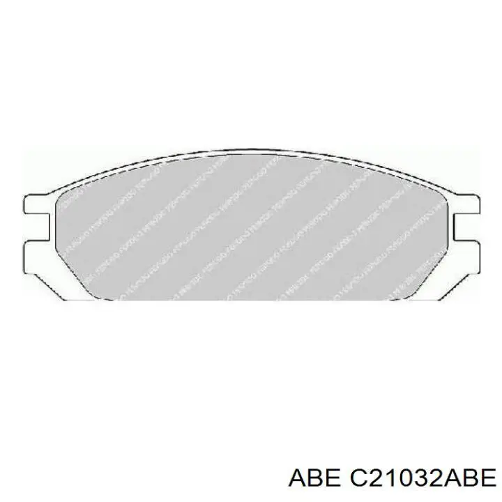 Задні гальмівні колодки ABE C21032ABE ціна, від 21.63 USD