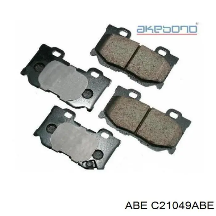 Задні гальмівні колодки ABE C21049ABE ціна, від 19.76 USD