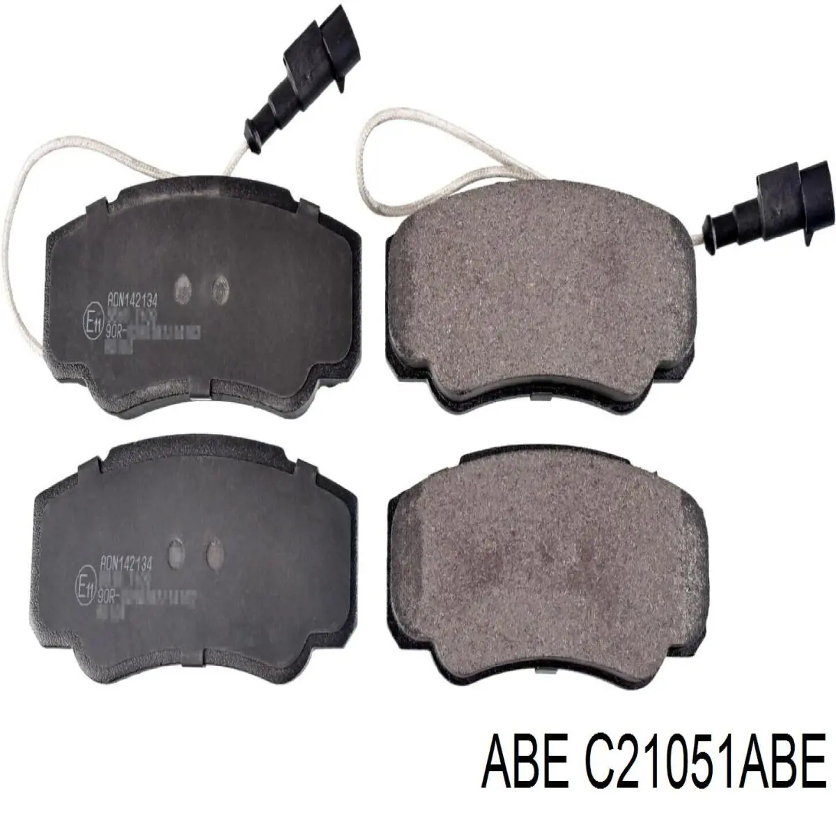 C21051ABE ABE колодки гальмові задні, дискові