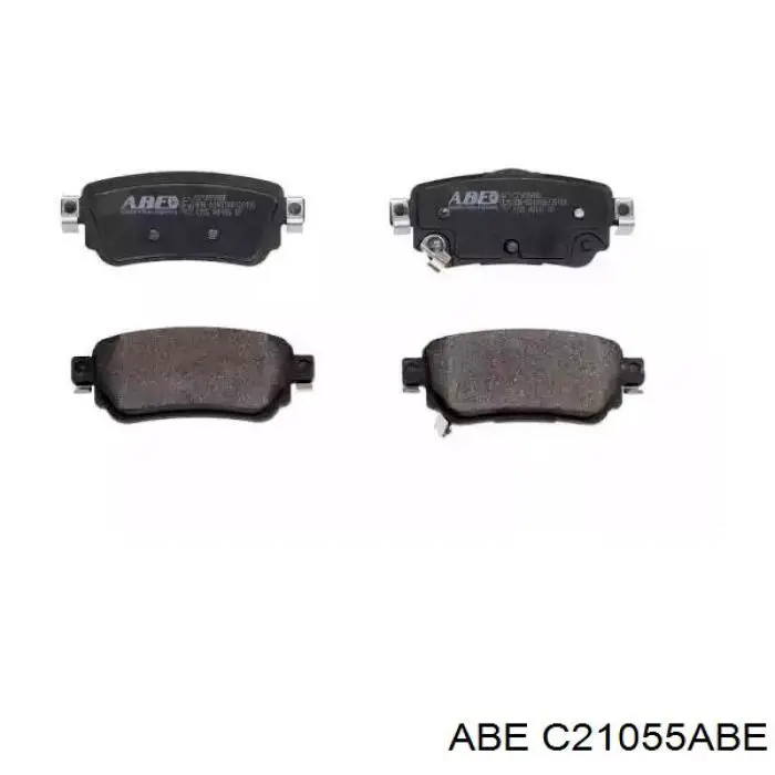 Задні гальмівні колодки ABE C21055ABE ціна, від 19.02 USD