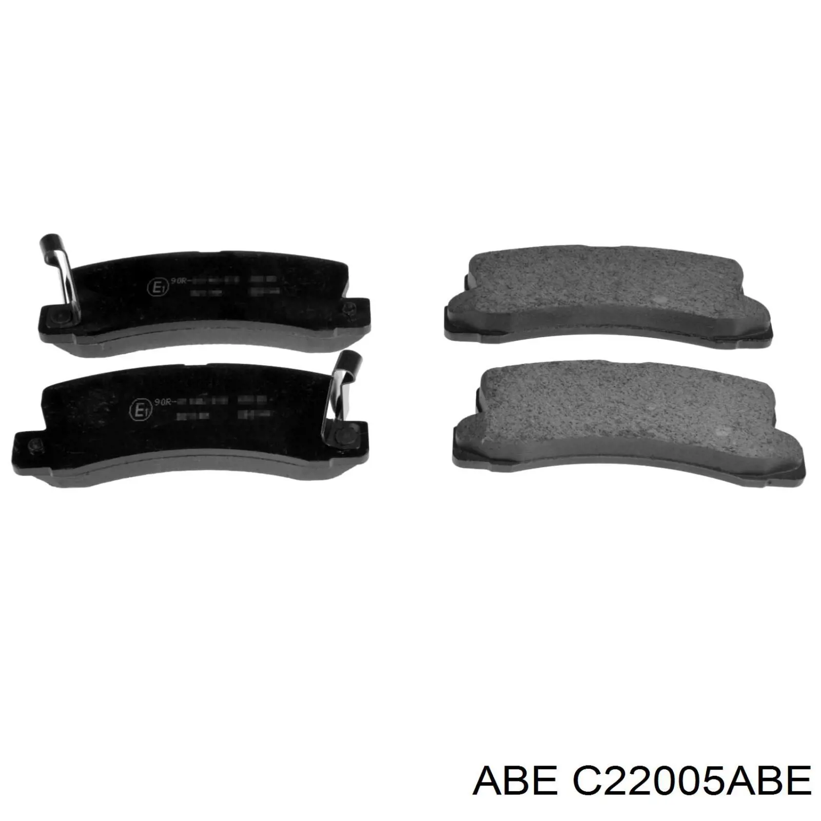 C22005ABE ABE колодки гальмові задні, дискові