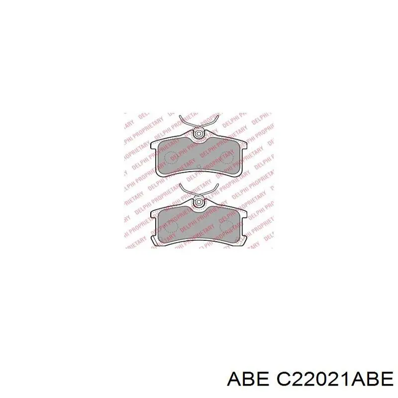 Купити C22021ABE ABE Задні колодки