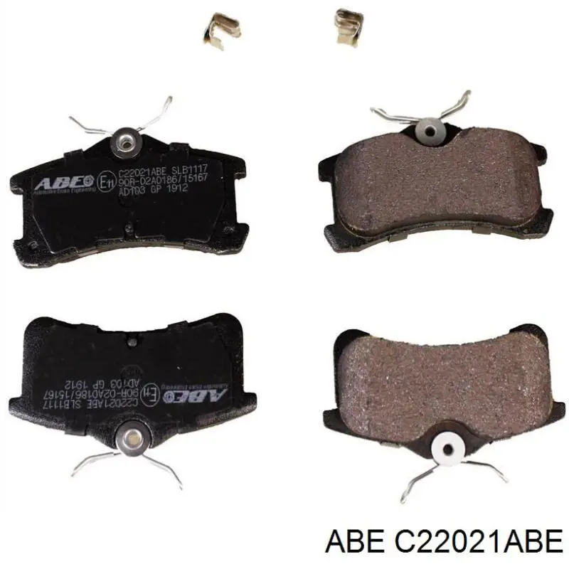 Задні гальмівні колодки C22021ABE ABE