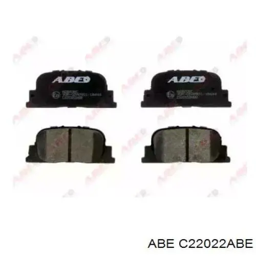 C22022ABE ABE колодки гальмові задні, дискові