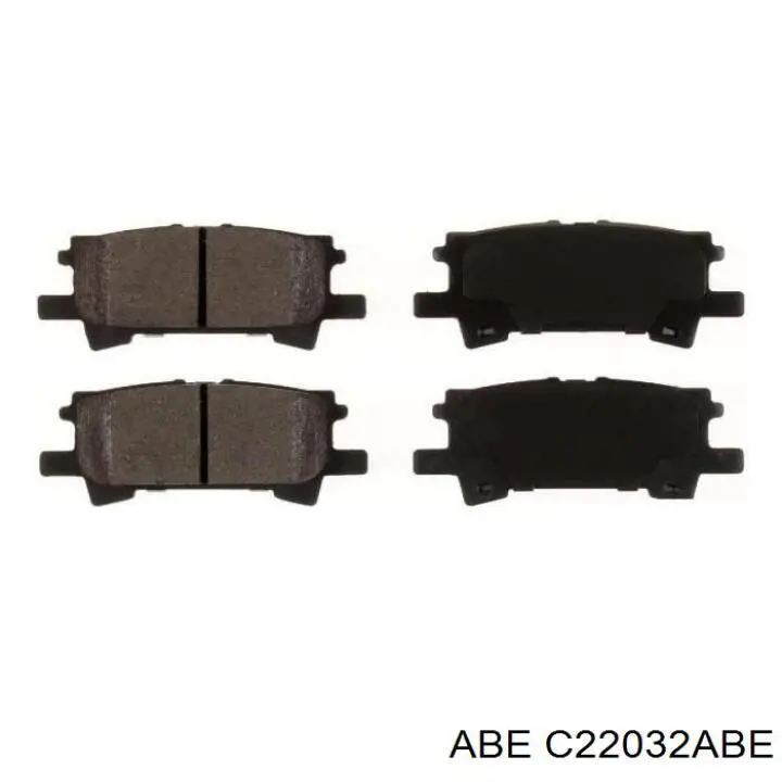 Купити C22032ABE ABE Задні колодки