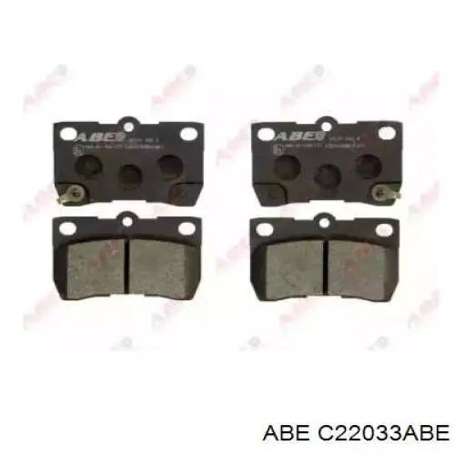 Задні гальмівні колодки ABE C22033ABE ціна, від 17.06 USD
