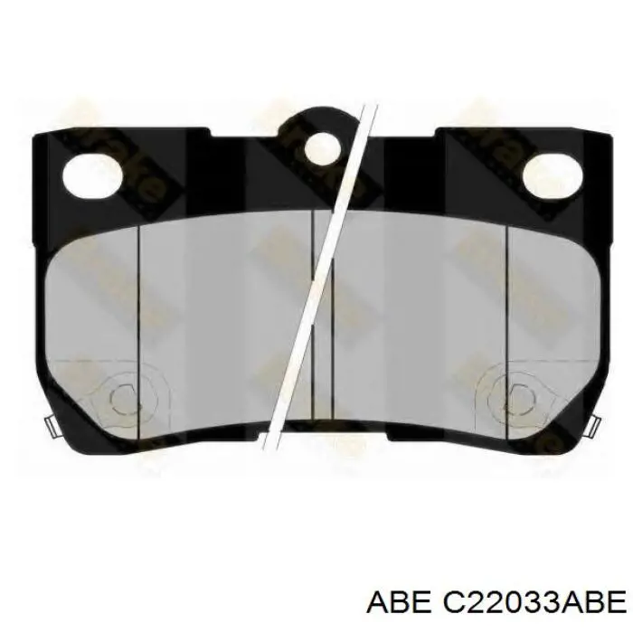 Купити C22033ABE ABE Задні колодки