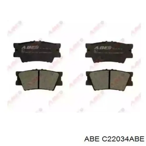 Купити C22034ABE ABE Задні колодки