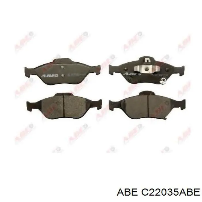 Задні гальмівні колодки ABE C22035ABE ціна, від 15.20 USD