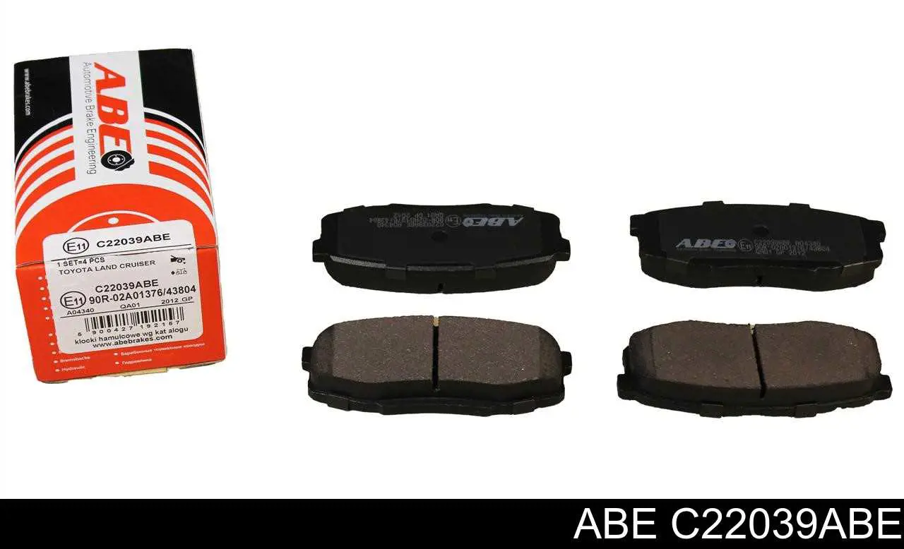 Купити C22039ABE ABE Задні колодки