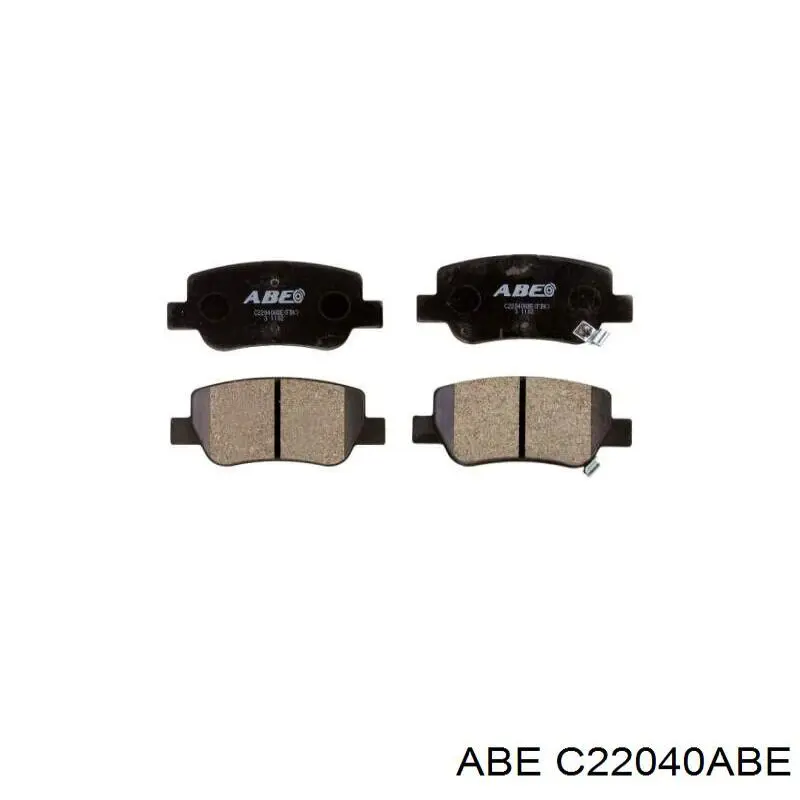 Задні гальмівні колодки ABE C22040ABE ціна, від 19.77 USD