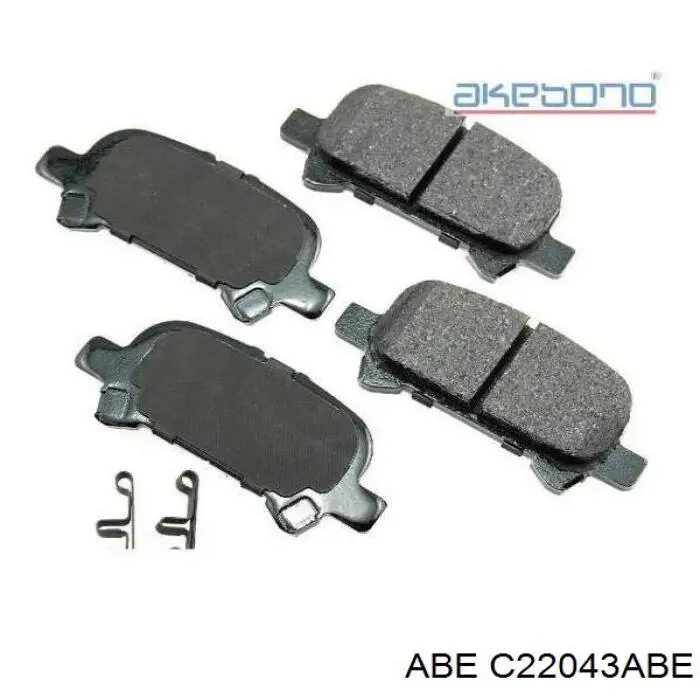 Задні дискові колодки ABE C22043ABE