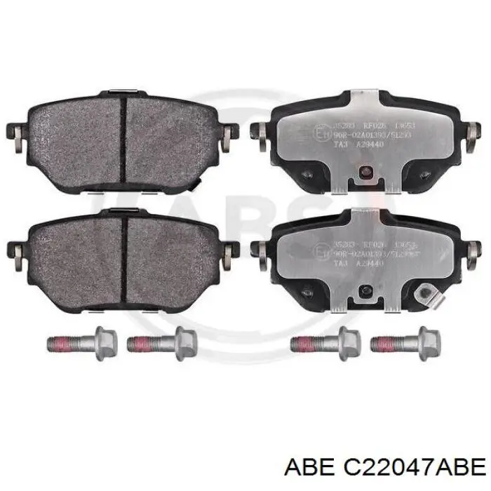 Купити C22047ABE ABE Задні колодки