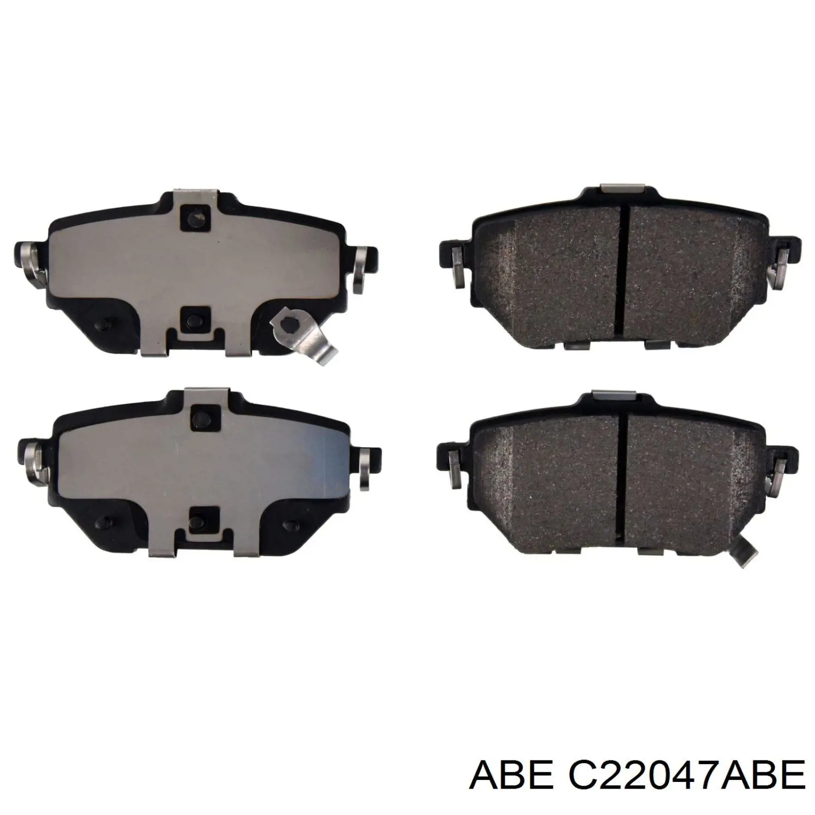 SP4537 Hi-q Колодки гальмівні задні, дискові