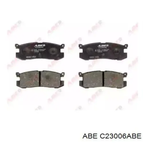 Задні гальмівні колодки C23006ABE ABE