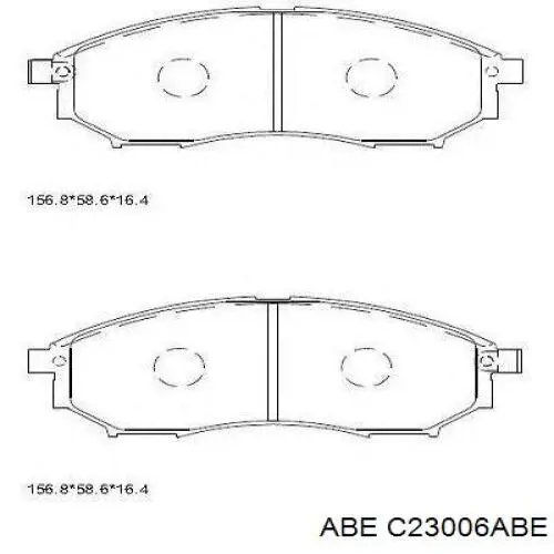 Купити C23006ABE ABE Задні колодки