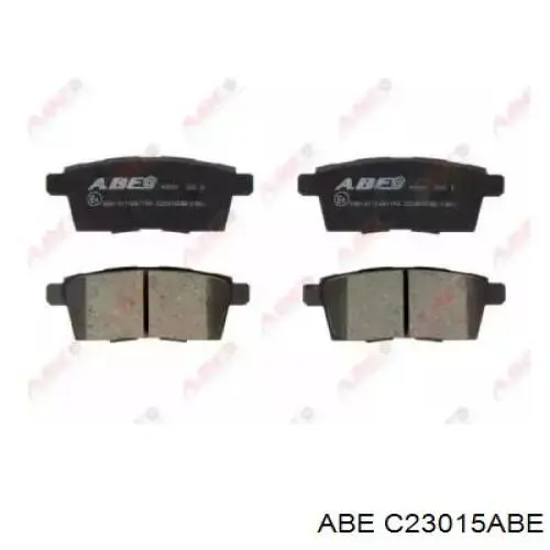 C23015ABE ABE колодки гальмові задні, дискові